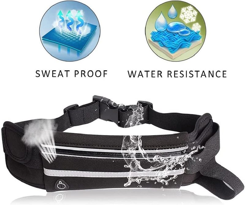 Armear Travel Belt Money Waist Pack - Hidden Waterproof Anti Theft Passport Security Fanny Pouch Wallet for Running Men Women - Image 3